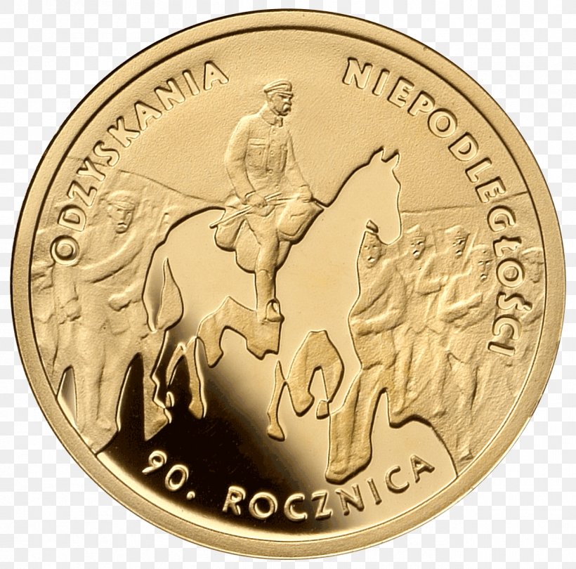 Coin Obchody 100-lecia Odzyskania Niepodległości Przez Polskę Poland Independence Day Mint Numismatics, PNG, 1266x1252px, Coin, Anniversary, Bronze Medal, Currency, Gold Download Free