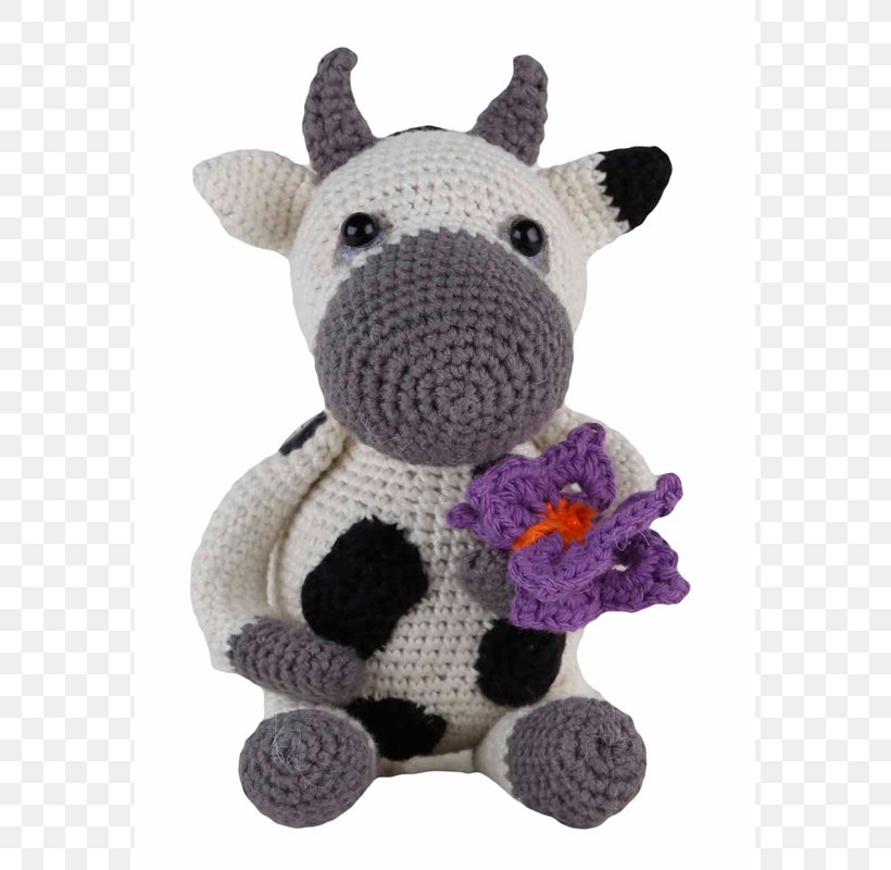 Crochet Hook Amigurumi Etsy Cow, PNG, 800x800px, Crochet, Amigurumi, Cow, Crochet Hook, Dog Like Mammal Download Free