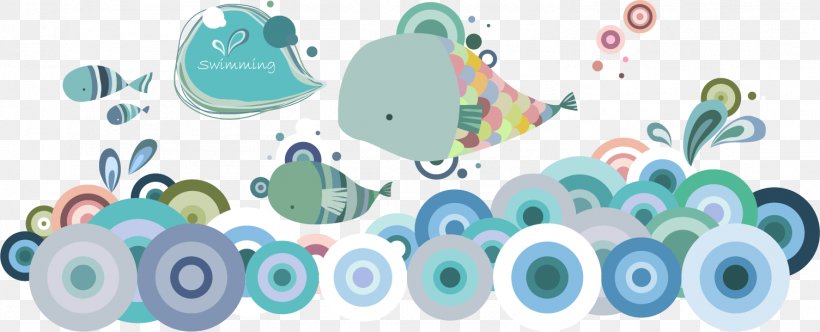 Euclidean Vector Illustration, PNG, 1505x610px, Fish, Drawing, Fundal, Gratis, Sea Download Free
