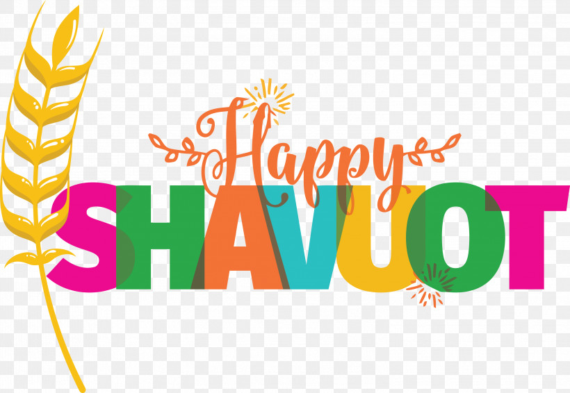 Happy Shavuot Feast Of Weeks Jewish, PNG, 2999x2073px, Happy Shavuot, Geometry, Jewish, Line, Logo Download Free