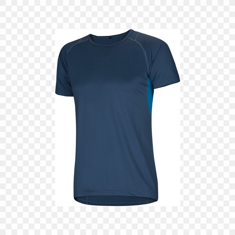 T-shirt Crew Neck Sleeve Neckline, PNG, 1200x1200px, Tshirt, Active Shirt, Blue, Cobalt Blue, Crew Neck Download Free