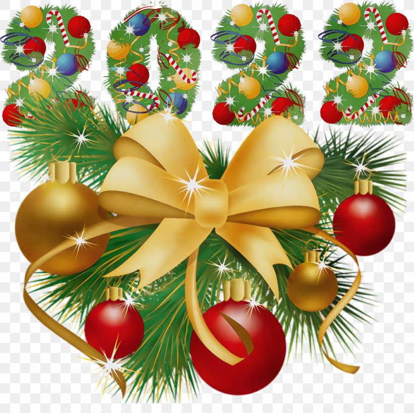 Christmas Day, PNG, 3000x2997px, Watercolor, Bauble, Christmas Day, Christmas Decoration, Christmas Music Download Free