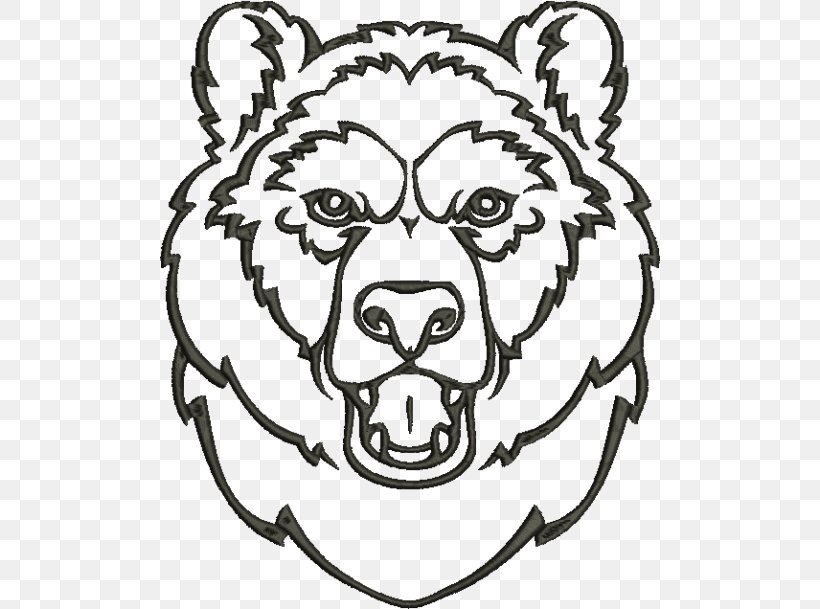 Grizzly Bear American Black Bear Polar Bear, PNG, 500x609px, Bear, American Black Bear, Big Cats, Black And White, Brown Bear Download Free