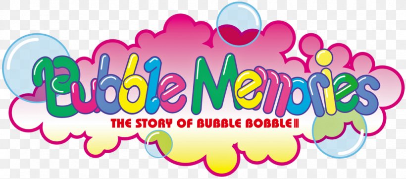 Bubble Memories Bubble Symphony Bubble Bobble Puzzle Bobble 4, PNG, 1024x451px, Bubble Memories, Arcade Game, Area, Brand, Bubble Bobble Download Free