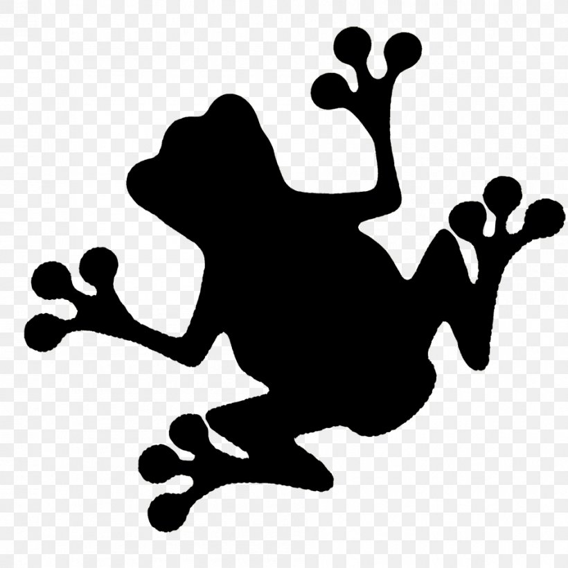 Frog And Toad Edible Frog Silhouette Clip Art, PNG, 945x945px, Frog, Amphibian, Black, Black And White, Drawing Download Free