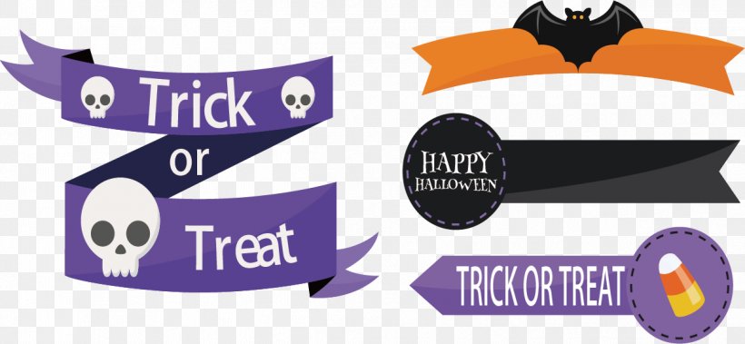 Halloween Ribbon Party Clip Art, PNG, 1213x562px, Wedding Invitation, Advertising, Banner, Birthday, Brand Download Free