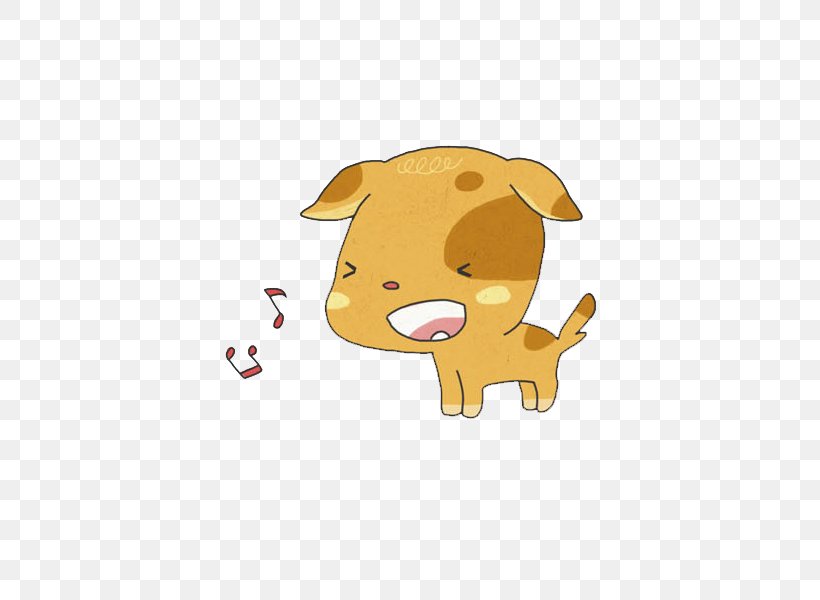 Bulldog Puppy Cartoon Singing, PNG, 600x600px, Watercolor, Cartoon, Flower, Frame, Heart Download Free