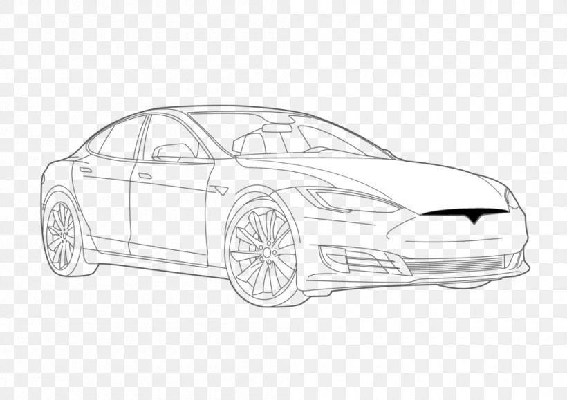 Car Door Mid-size Car Automotive Design Sketch, PNG, 1000x707px, Car, Artwork, Automotive Design, Automotive Exterior, Black And White Download Free