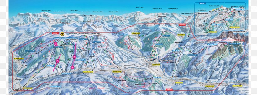 Gstaad Swiss Alps Rougemont Ski Resort Skiing, PNG, 1500x557px, Gstaad, Area, Art, Artwork, Comprensorio Sciistico Download Free