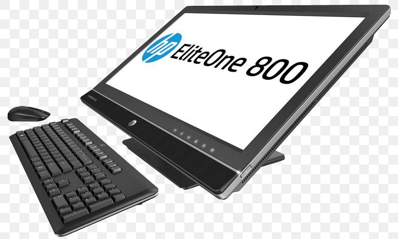 Hewlett-Packard All-in-one Desktop Computers HP EliteOne 800 G1, PNG, 808x494px, Hewlettpackard, Allinone, Brand, Central Processing Unit, Computer Download Free