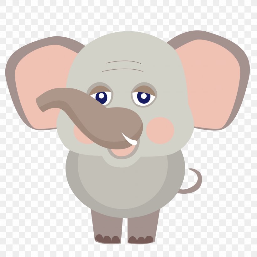 Indian Elephant Clip Art, PNG, 2500x2500px, Indian Elephant, Artworks, Carnivoran, Cartoon, Cattle Like Mammal Download Free