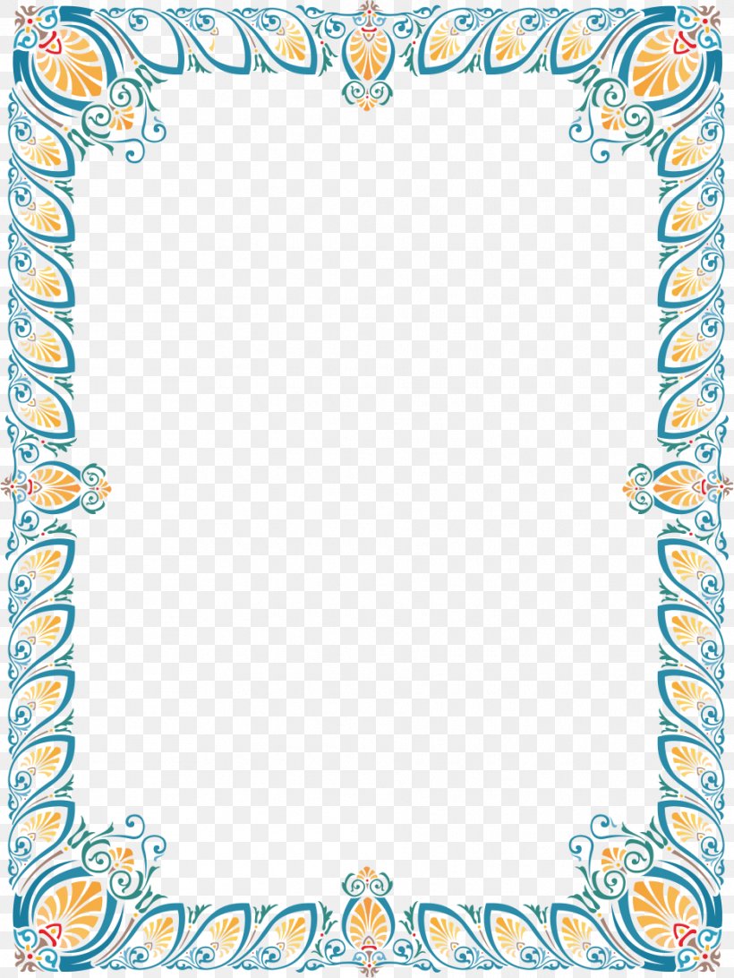 Art Nouveau Clip Art, PNG, 935x1246px, Art Nouveau, Area, Art, Blue, Border Download Free