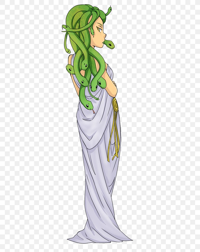 Medusa Perseus And The Gorgon Greek Mythology Clip Art, PNG, 500x1032px, Watercolor, Cartoon, Flower, Frame, Heart Download Free