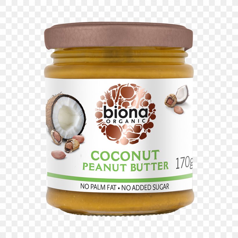 Organic Food Coconut Oil Peanut Butter Ingredient, PNG, 1000x1000px, Organic Food, Almond, Almond Butter, Butter, Chocolate Download Free