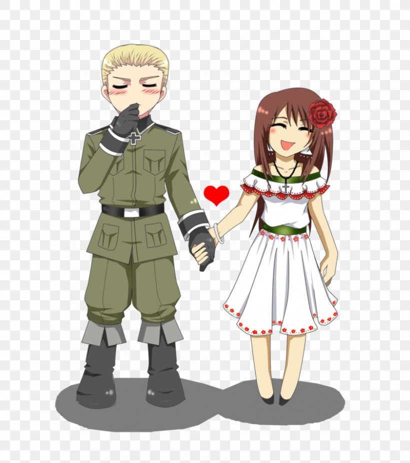 Mexico Germany Hetalia: Axis Powers Fan Fiction Image, PNG, 841x949px, Watercolor, Cartoon, Flower, Frame, Heart Download Free