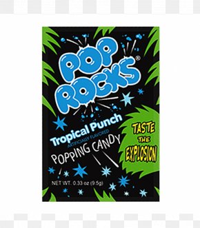 Pop Rocks Candy United States Blue Raspberry Flavor Png