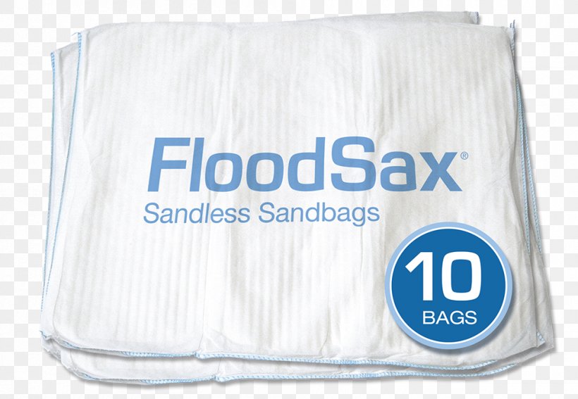 FloodSax® Sandless Sandbags USA Federal Emergency Management Agency, PNG, 1000x692px, Sandbag, Bag, Blue, Brand, Dam Download Free