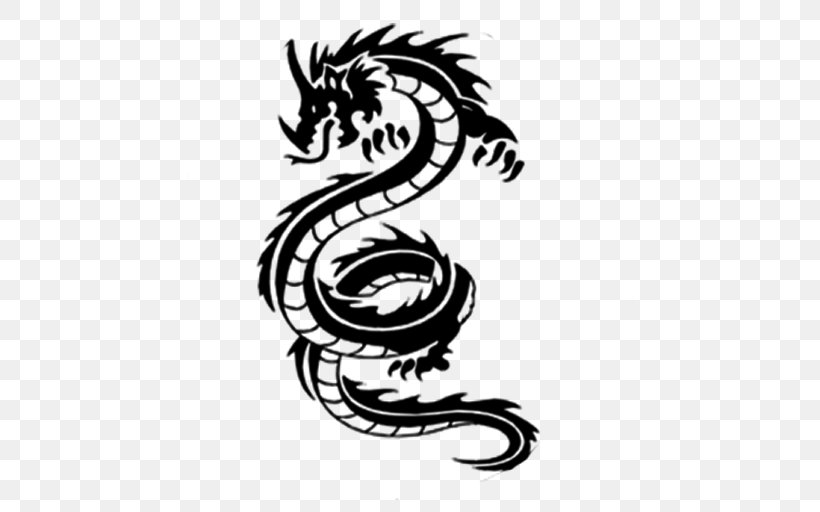 Tattoo Chinese Dragon Black-and-gray Mehndi, PNG, 512x512px, Tattoo, Art, Artwork, Black And White, Blackandgray Download Free