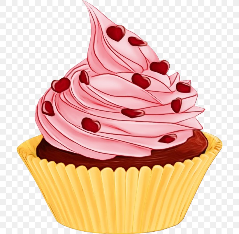 Cupcake Food Dessert Icing Cake, PNG, 706x800px, Watercolor, Buttercream, Cake, Cupcake, Dessert Download Free