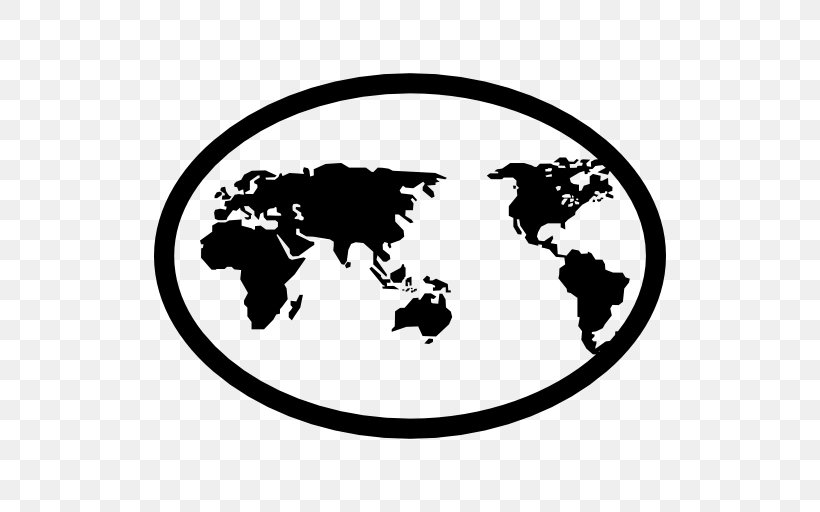 World Map Globe Earth, PNG, 512x512px, World, Black, Black And White, Border, Cartography Download Free