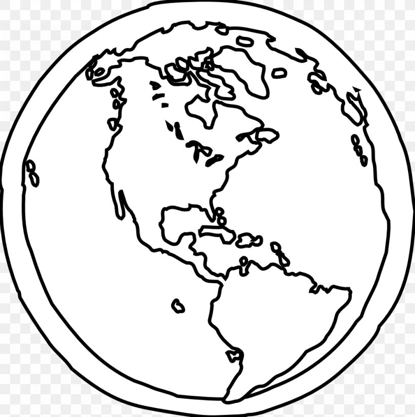 Earth Globe Black And White Clip Art, PNG, 999x1006px, Watercolor, Cartoon, Flower, Frame, Heart Download Free