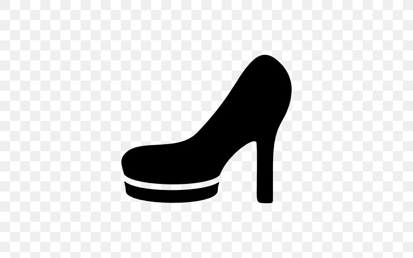 High-heeled Footwear Shoe, PNG, 512x512px, Highheeled Footwear, Black, Black And White, Clothing Accessories, Converse Download Free