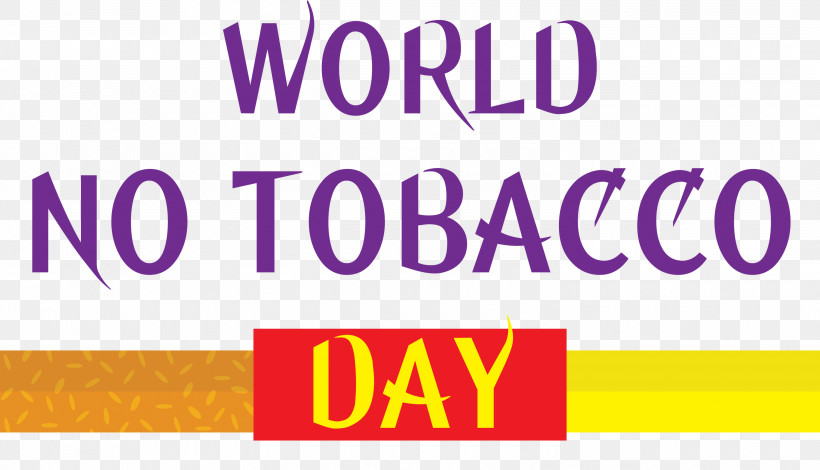 No-Tobacco Day World No-Tobacco Day, PNG, 3000x1721px, No Tobacco Day, Area, Line, Logo, M Download Free