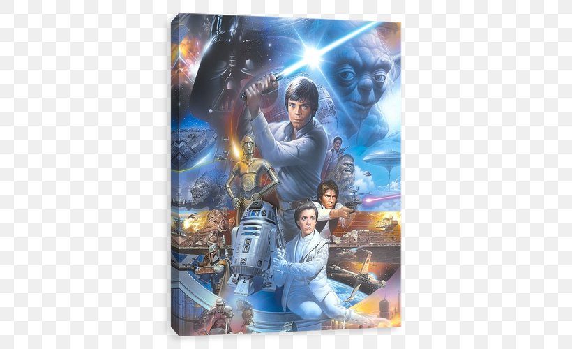 Yoda Han Solo Anakin Skywalker Star Wars Mural, PNG, 500x500px, Yoda, Action Figure, Anakin Skywalker, Art, Artcom Download Free