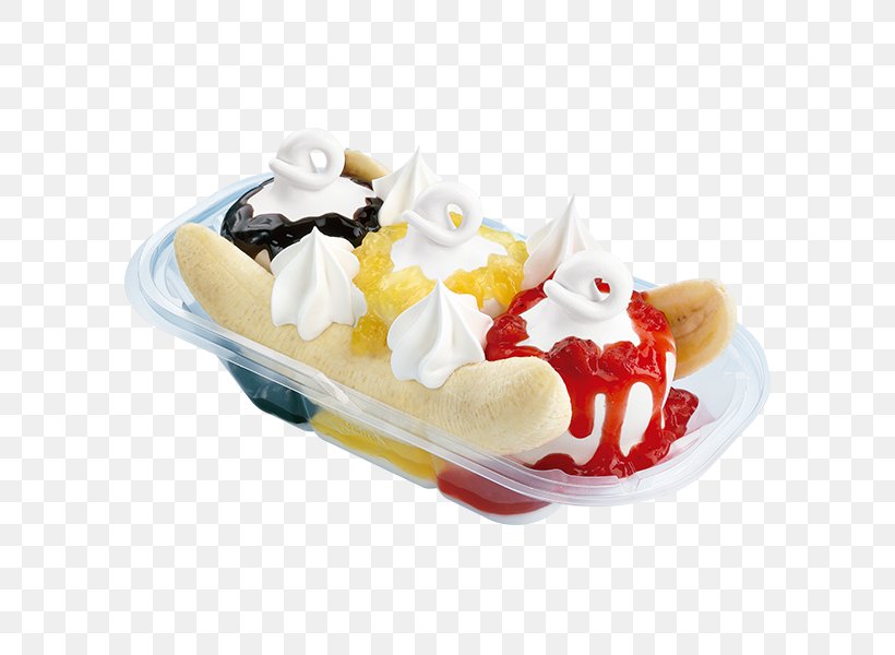 Banana Split Ice Cream Dairy Queen Grill & Chill Frozen Yogurt, PNG, 600x600px, Banana Split, Cream, Dairy Product, Dairy Queen, Dame Blanche Download Free