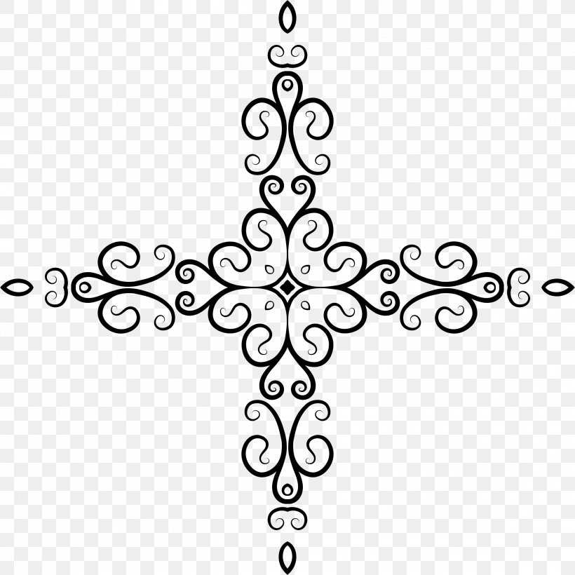 Christian Cross Clip Art, PNG, 2316x2316px, Cross, Black And White, Christian Cross, Crucifix, Decor Download Free