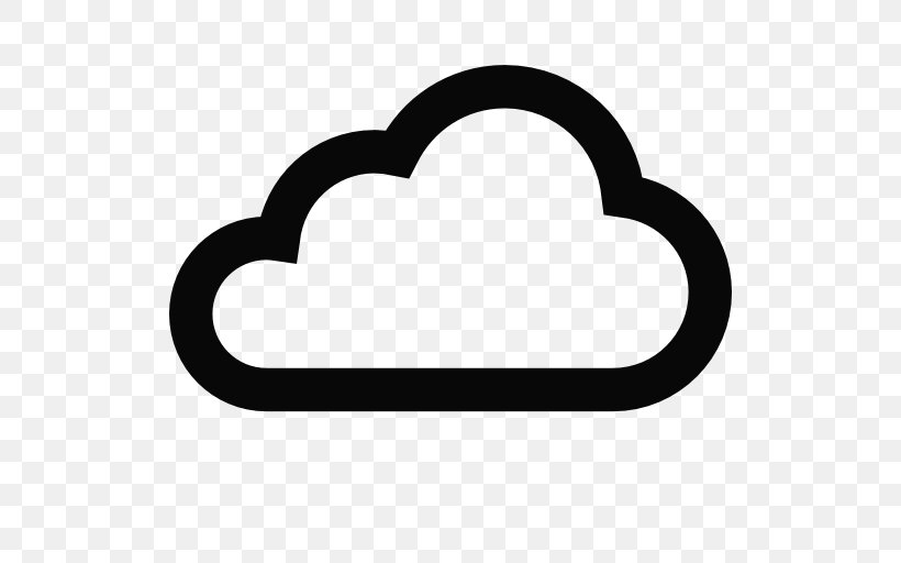 Symbol Cloud Computing Rain, PNG, 512x512px, Symbol, Black And White, Cloud, Cloud Computing, Cloud Storage Download Free