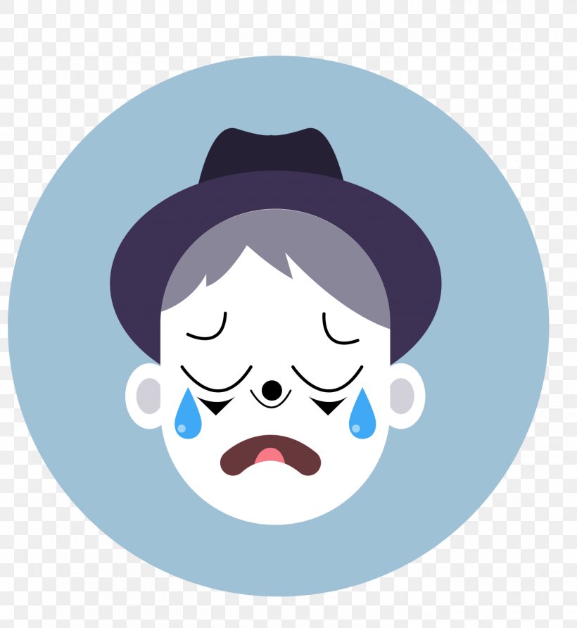 Crying Avatar Icon, PNG, 1470x1600px, Crying, Art, Avatar, Blue, Child Download Free