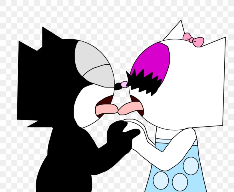French Kiss Felix The Cat, PNG, 987x809px, Watercolor, Cartoon, Flower, Frame, Heart Download Free
