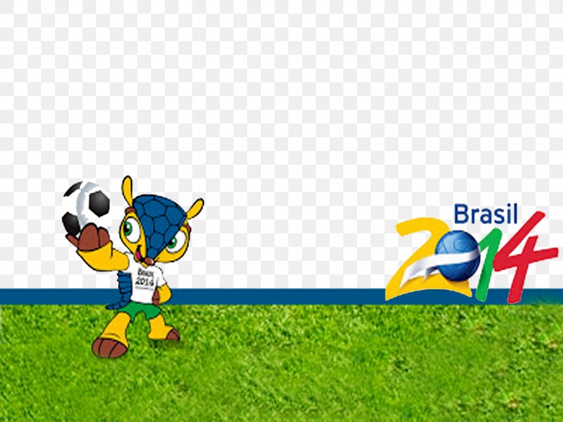 2014 FIFA World Cup Game Football Cartoon Lawn, PNG, 1024x768px, 2014 Fifa World Cup, Ball, Cartoon, Fifa World Cup, Football Download Free