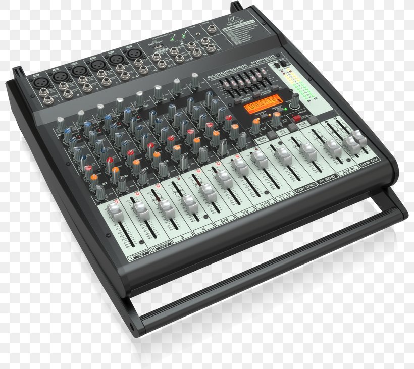 Audio Mixers BEHRINGER Europower PMP500 Behringer Xenyx QX1222USB, PNG, 800x731px, Audio, Audio Equipment, Audio Mixers, Audio Mixing, Behringer Download Free