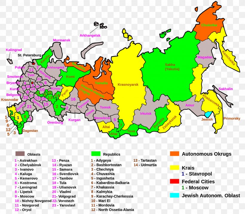 Federal Subjects Of Russia Oblasts Of Russia Subdivisions Of Russia Krais Of Russia, PNG, 1600x1398px, Federal Subjects Of Russia, Area, Art, Country, Diagram Download Free