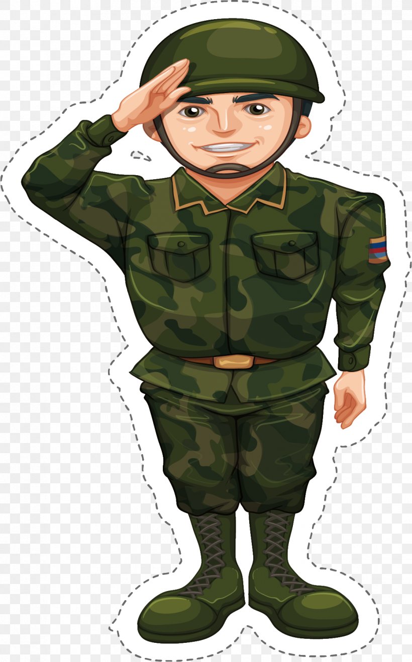 Soldier Salute Stock Photography Clip Art, PNG, 1121x1799px, Soldier, Army, Cartoon, Costume Design, Fictional Character Download Free