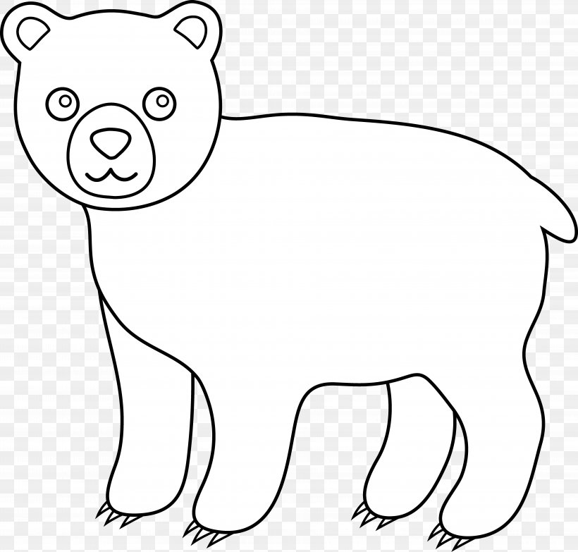 American Black Bear Giant Panda Polar Bear Clip Art, PNG, 7463x7128px, Bear, American Black Bear, Animal Figure, Art, Black Download Free