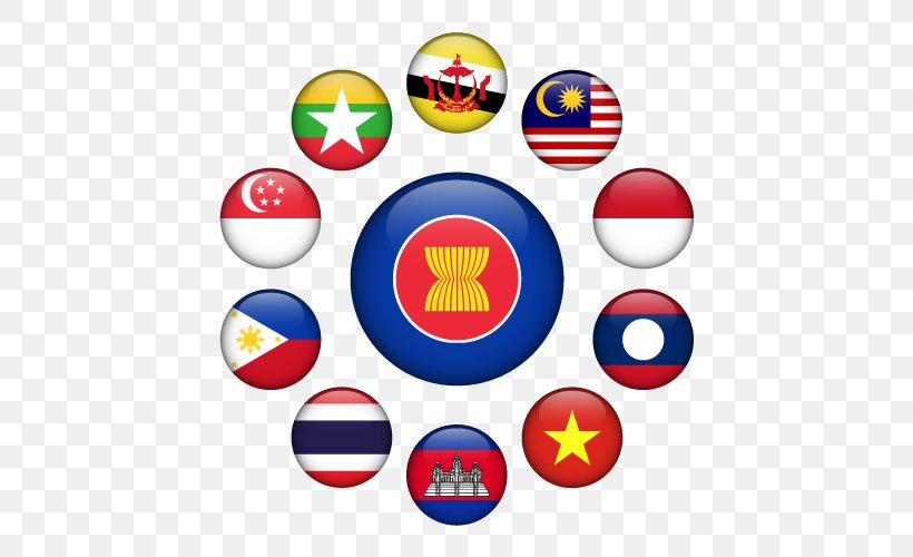 Brunei Burma Malaysia Flag Of The Association Of Southeast Asian Nations, PNG, 500x500px, Brunei, Area, Asean Economic Community, Asia, Ball Download Free