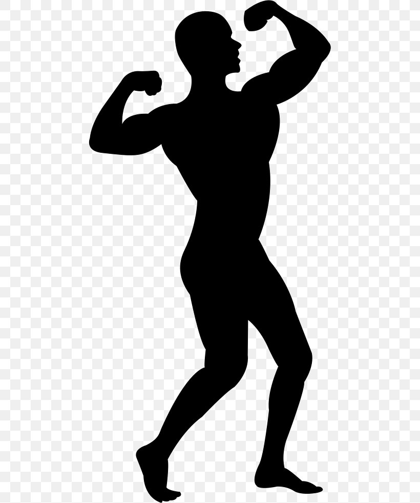 Clip Art Vector Graphics Silhouette Man Image, PNG, 473x981px, Silhouette, Art, Bodybuilding, Male, Man Download Free