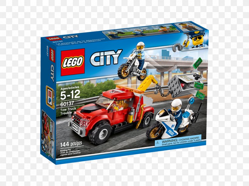Lego City LEGO 60137 City Tow Truck Trouble Toy Lego Architecture, PNG, 1000x750px, Lego City, Car, Lego, Lego 60137 City Tow Truck Trouble, Lego 60160 City Jungle Mobile Lab Download Free