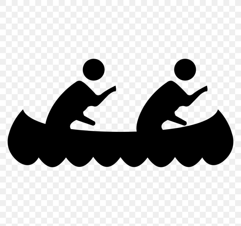 Canoeing Kayak Recreation Paddling, PNG, 768x768px, Canoe, Black, Black And White, Boating, Camping Download Free