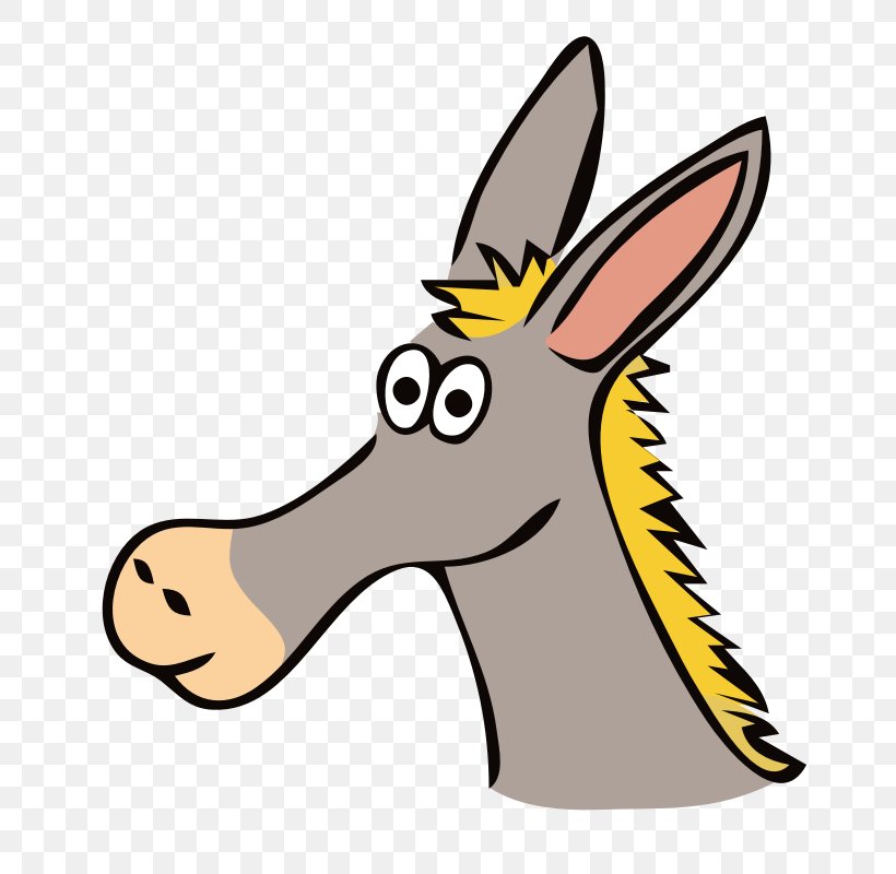 Donkey Mule Clip Art, PNG, 800x800px, Donkey, Artwork, Beak, Head, Horse Like Mammal Download Free