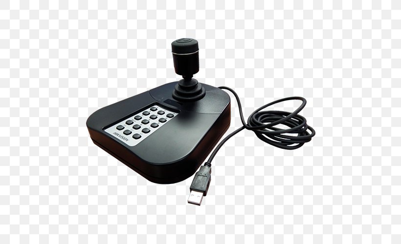 Joystick Computer Keyboard Pan–tilt–zoom Camera Hikvision Closed-circuit Television, PNG, 500x500px, Joystick, Closedcircuit Television, Computer Component, Computer Keyboard, Controller Download Free