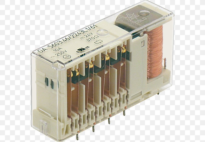Safety Relay Electronic Component Electromagnetic Coil Printed Circuit Board, PNG, 576x567px, Safety Relay, Automation, Electrical Switches, Electromagnetic Coil, Electromechanics Download Free