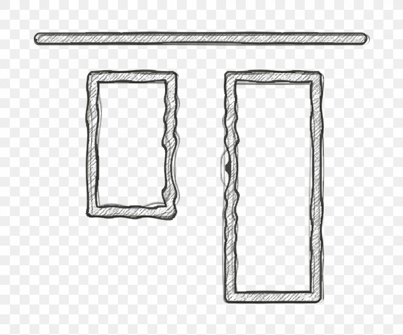 Align Center Icon Graphic Design Icon, PNG, 952x792px, Align Center Icon, Black And White, Door, Door Handle, Drawing Download Free