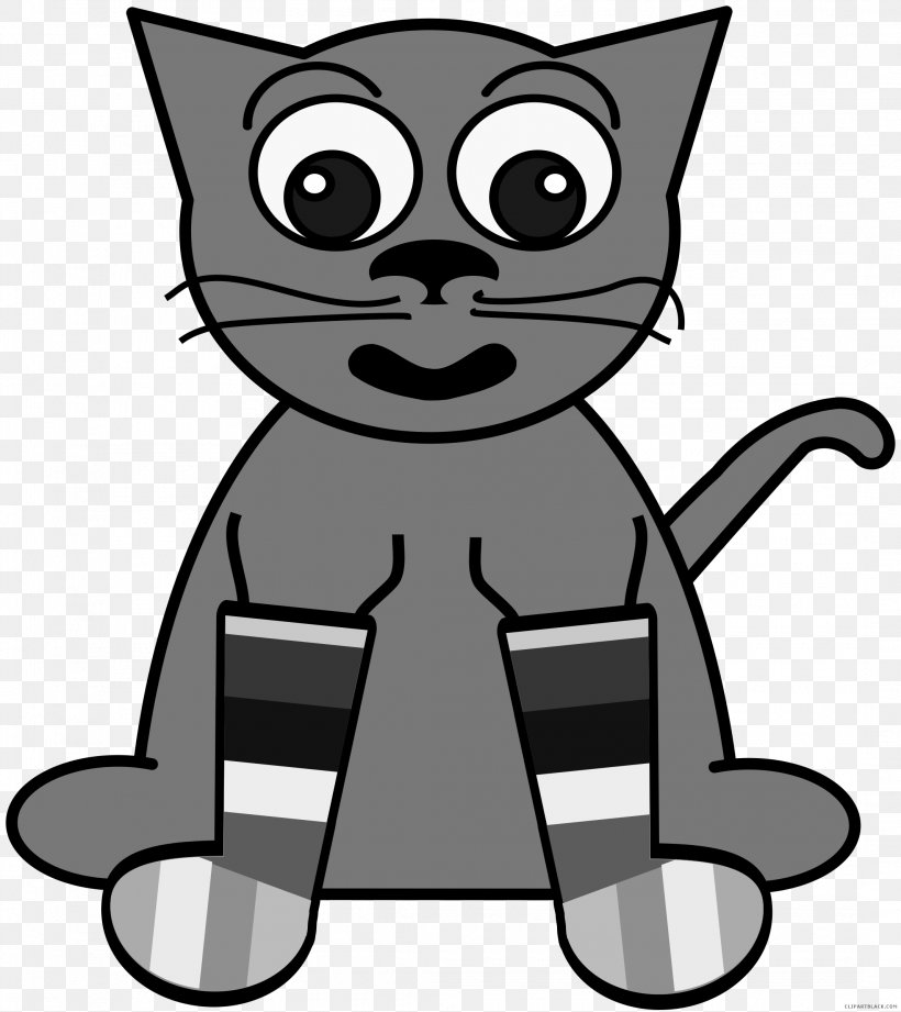 Clip Art Vector Graphics Sock Free Content Pink Cat, PNG, 2135x2400px, Sock, Artwork, Black, Black And White, Carnivoran Download Free