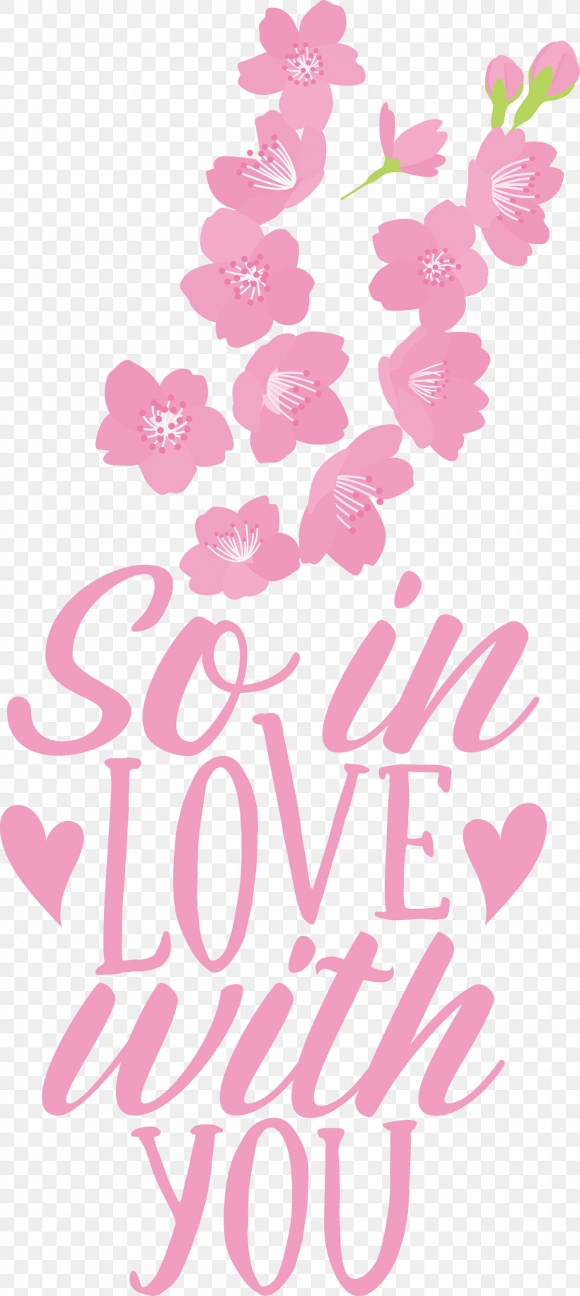 So In Love With You Valentines Day Valentine, PNG, 1343x3000px, Valentines Day, Biology, Floral Design, Flower, Lilac M Download Free