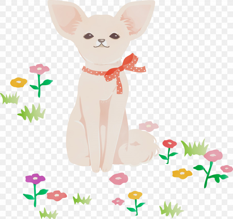 Chihuahua Grass Tail Fawn Wildflower, PNG, 3000x2817px, Cat, Animal Figure, Cartoon, Chihuahua, Fawn Download Free