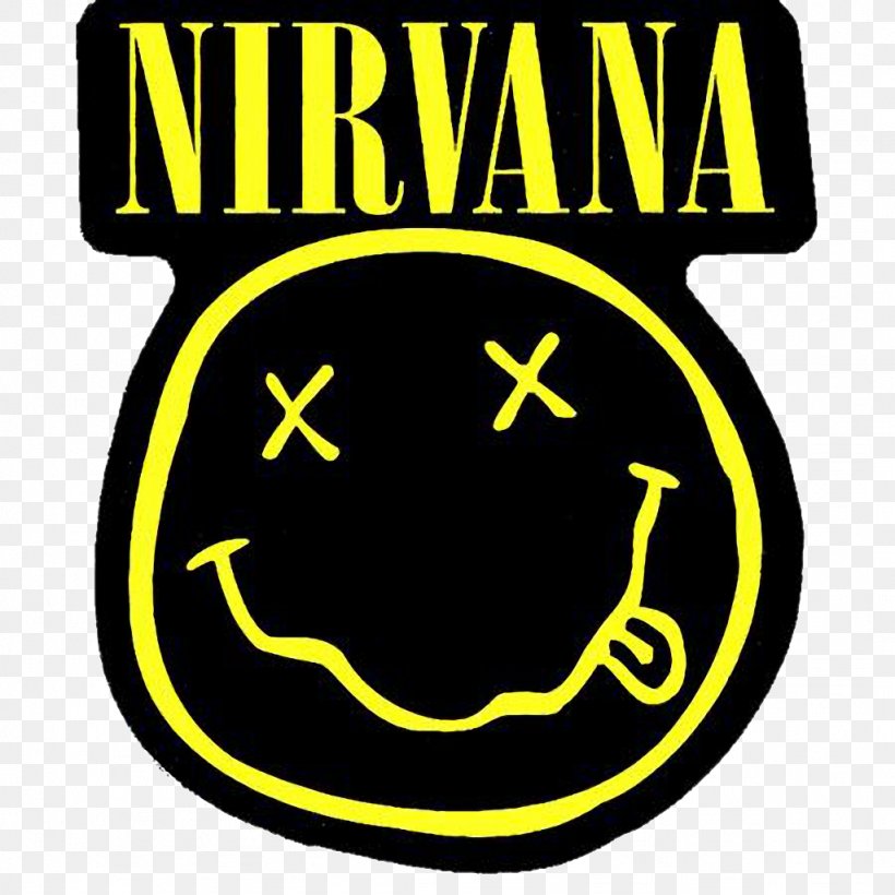 Nirvana T-shirt Logo Grunge Merchandising, PNG, 1024x1024px, Watercolor, Cartoon, Flower, Frame, Heart Download Free